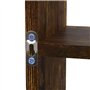 vidaXL Étagère Murale 8 Compartiments Flottante Suspendue Meuble de Rangement Chambre à Coucher Salle de Séjour Maison Intérieur