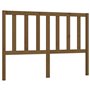 vidaXL Tête de Lit Meuble de Chambre à Coucher Tête de Cadre de Lit Accessoire de Lit Double Intérieur Marron Miel 126x4x100 cm