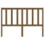vidaXL Tête de Lit Meuble de Chambre à Coucher Tête de Cadre de Lit Accessoire de Lit Double Intérieur Marron Miel 126x4x100 cm 