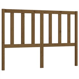 vidaXL Tête de Lit Meuble de Chambre à Coucher Tête de Cadre de Lit Accessoire de Lit Double Intérieur Marron Miel 166x4x100 cm