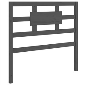 vidaXL Tête de Lit Meuble de Chambre à Coucher Tête de Cadre de Lit Simple Accessoire de Lit Intérieur Gris 95