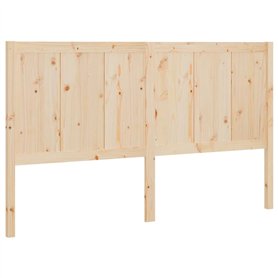 vidaXL Tête de Lit Accessoire de Lit Double Meuble de Chambre à Coucher Tête de Cadre de Lit Intérieur 125