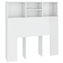 Testiera con Contenitore Bianco Lucido 100x19x103