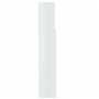 Testiera con Contenitore Bianco Lucido 100x19x103,5 cm