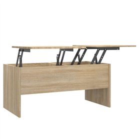 vidaXL Tavolino Rovere Sonoma 102x50