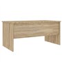 vidaXL Tavolino Rovere Sonoma 102x50,5x46,5 cm in Legno Multistrato