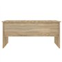 vidaXL Tavolino Rovere Sonoma 102x50,5x46,5 cm in Legno Multistrato