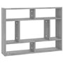 Étagère murale Sonoma gris 75x16x55 cm Bois ingénierie