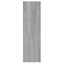 Étagère murale Sonoma gris 75x16x55 cm Bois ingénierie