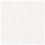 Cadre de lit sans matelas blanc bois massif 180x200 cm