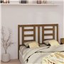 Tête de lit Marron miel 146x4x100 cm Bois massif de pin