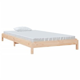 vidaXL Lit empilable en pin massif 80 x 200 cm pour maison