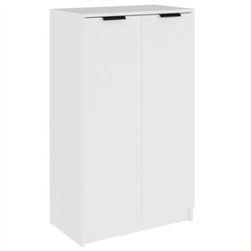 Armoire à chaussures Blanc 59x35x100 cm Bois d'ingénierie