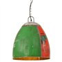 vidaXL Lampe Suspendue Industrielle Lustre Plafonnier Luminaire Éclairage de Salon Salle à Manger Chambre 25 W Multicolore Ronde