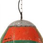 vidaXL Lampe Suspendue Industrielle Lustre Plafonnier Luminaire Éclairage de Salon Salle à Manger Chambre 25 W Multicolore Ronde