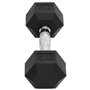 vidaXL Haltères 2 pcs 12 kg Fonte