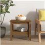 vidaXL Tavolino da Salotto Miele 45x45x40 cm Legno Massello di Pino