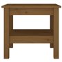 vidaXL Tavolino da Salotto Miele 45x45x40 cm Legno Massello di Pino