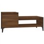 vidaXL Tavolino da Salotto Rovere Marrone100x50x45cm Legno Multistrato