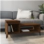 vidaXL Tavolino da Salotto Rovere Marrone100x50x45cm Legno Multistrato