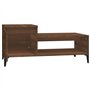 vidaXL Tavolino da Salotto Rovere Marrone100x50x45cm Legno Multistrato
