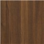 vidaXL Tavolino da Salotto Rovere Marrone100x50x45cm Legno Multistrato