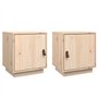 vidaXL 2X Tables de Chevet Tables de Nuit Armoires de Chevet Armoires de Lit Meubles de Chambre à Coucher Intérieur 40x34x45 cm