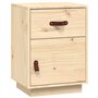 vidaXL Table de Chevet Table de Nuit Armoire de Chevet Armoire de Lit avec Rangement Chambre à Coucher Intérieur 40x34x55 cm Boi