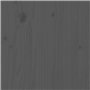 vidaXL Jardinière Pot de Fleurs de Jardin Bac à Fleurs Lit Surélevé Terrasse Balcon Patio Extérieur Gris 40x40x52,5 cm Bois Mass