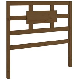 vidaXL Tête de Lit Meuble de Chambre à Coucher Tête de Cadre de Lit Simple Accessoire de Lit Intérieur Marron Miel 95
