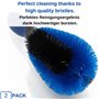 Brosses pour Jantes en Aluminium, Paquet de 2, Poils résistants à la Pression pour Un Nettoyage Doux et Efficace des Jantes Jusq