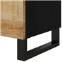 Comodino 50x33x62cm Legno Massello di Mango e Legno Multistrato