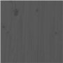 Mensole da Parete 2 pz Grigio 80x12x9cm Legno Massello di Pino