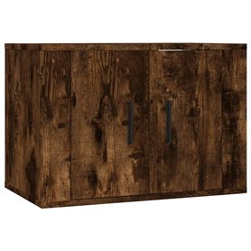 Meuble TV mural Chêne fumé 57x34