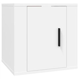 Meuble TV mural Blanc 40x34