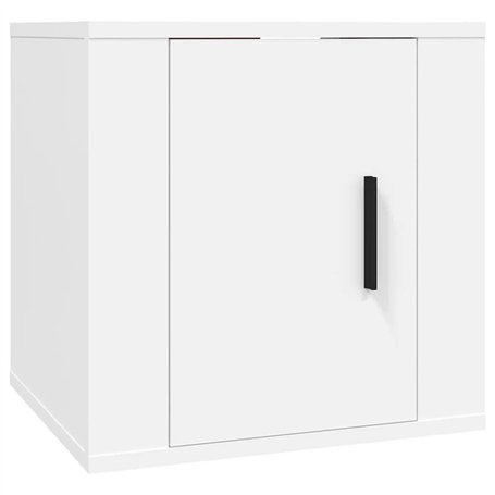 Meuble TV mural Blanc 40x34