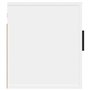 Meuble TV mural Blanc 40x34,5x40 cm
