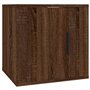 Meubles TV muraux 2 pcs Chêne marron 40x34,5x40 cm