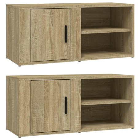 Meubles TV 2 pcs Chêne sonoma 80x31