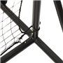 vidaXL Filet de Rebond de Football Noir 366x90x183 cm PEHD, Filet, Filet de Sport, équipement de Football, équipement d'entraîne