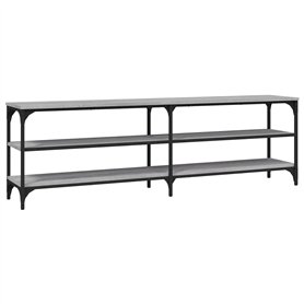 Revera Meuble TV Gris Sonoma 160 x 30 x 50 cm en bois multicouche