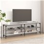 Revera Meuble TV Gris Sonoma 160 x 30 x 50 cm en bois multicouche