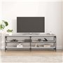 Revera Meuble TV Gris Sonoma 160 x 30 x 50 cm en bois multicouche