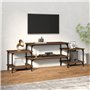Meuble TV chêne marron 157 x 35 x 52 cm bois multicouche