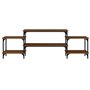 Meuble TV chêne marron 157 x 35 x 52 cm bois multicouche