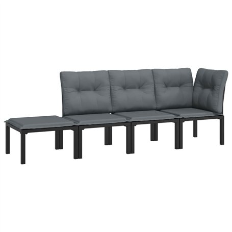 vidaXL Salon de Jardin 4 pcs