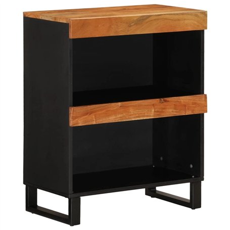 Credenza 60x33x75 cm in Legno Massello di Acacia