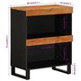 Credenza 60x33x75 cm in Legno Massello di Acacia