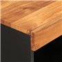 Credenza 85x33x75 cm in Legno Massello di Acacia