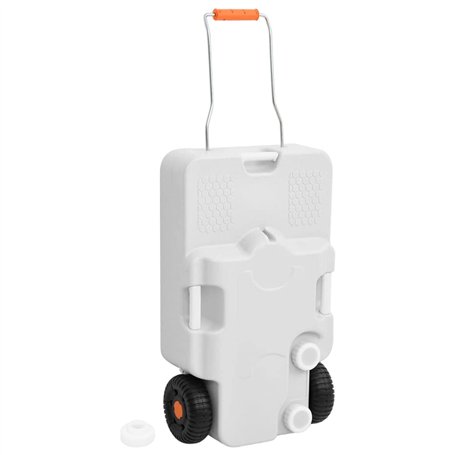 vidaXL Réservoir d'eau à roulettes pour Camping